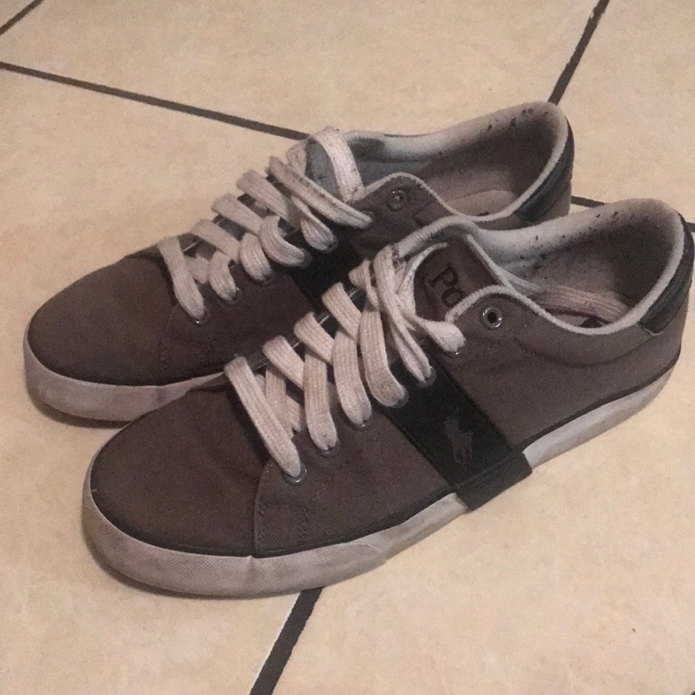 Brown Polo Casual Dress Shoes Size 10 Mens
